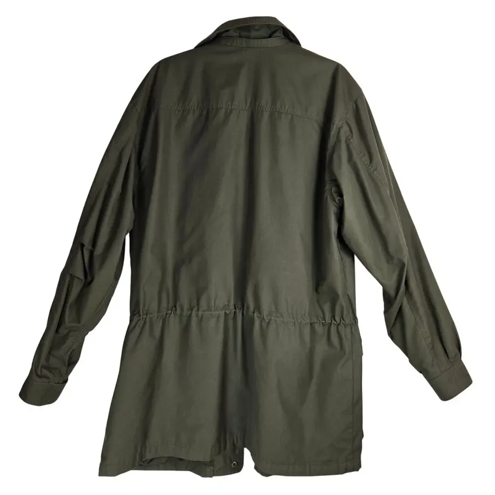 Eddie Bauer VTG Jacket Khaki Green Wool lined  Hunting Men's Large - Picture 2 of 11